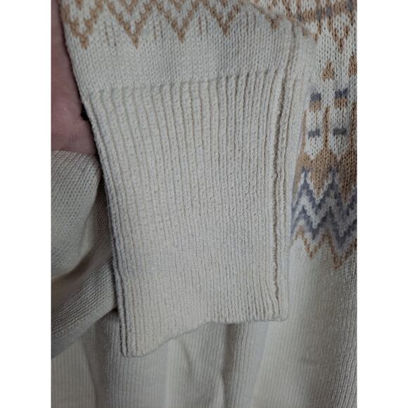 Calvin Klein Jeans Women’s Crew Neck Patterned Pullover Knitwear Sweater Size L - Picture 6 of 9